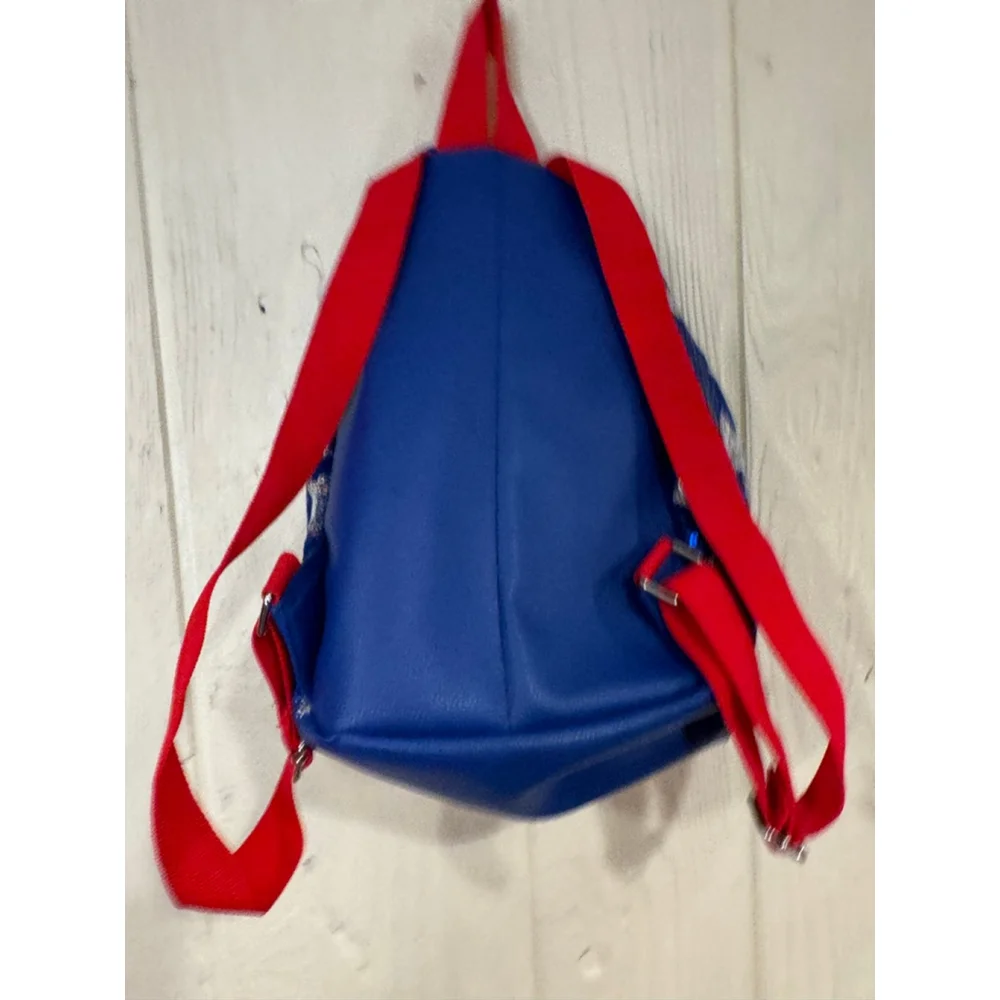 Girls JoJo Siwa Baseball Backpack Small Blue Red